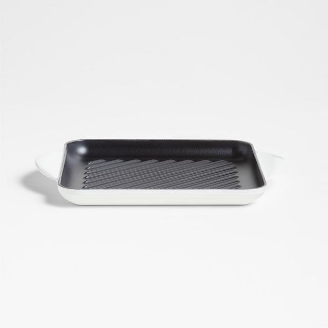 Le Creuset ® Signature 9.5" White Square Grill Pan