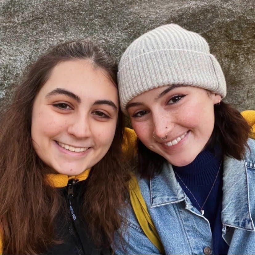 One of Lauren and Rosie's first dates at Amory Park in Brookline, MA.