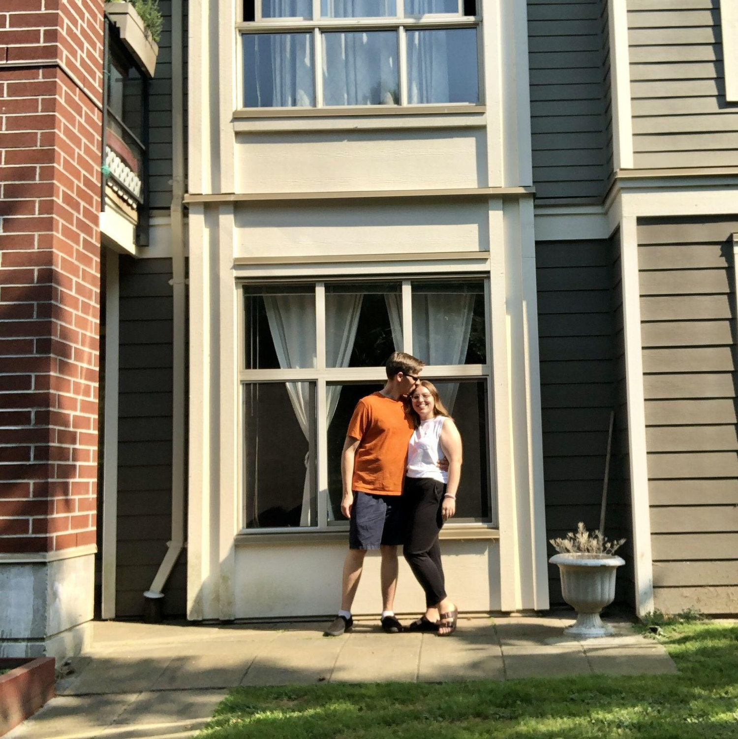 Our first day in our home