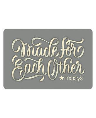 Macy's Celebrate Love E-Gift Card