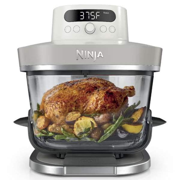Ninja Crispi® Pro 6-in-1 Countertop Glass Air Fryer, Bone