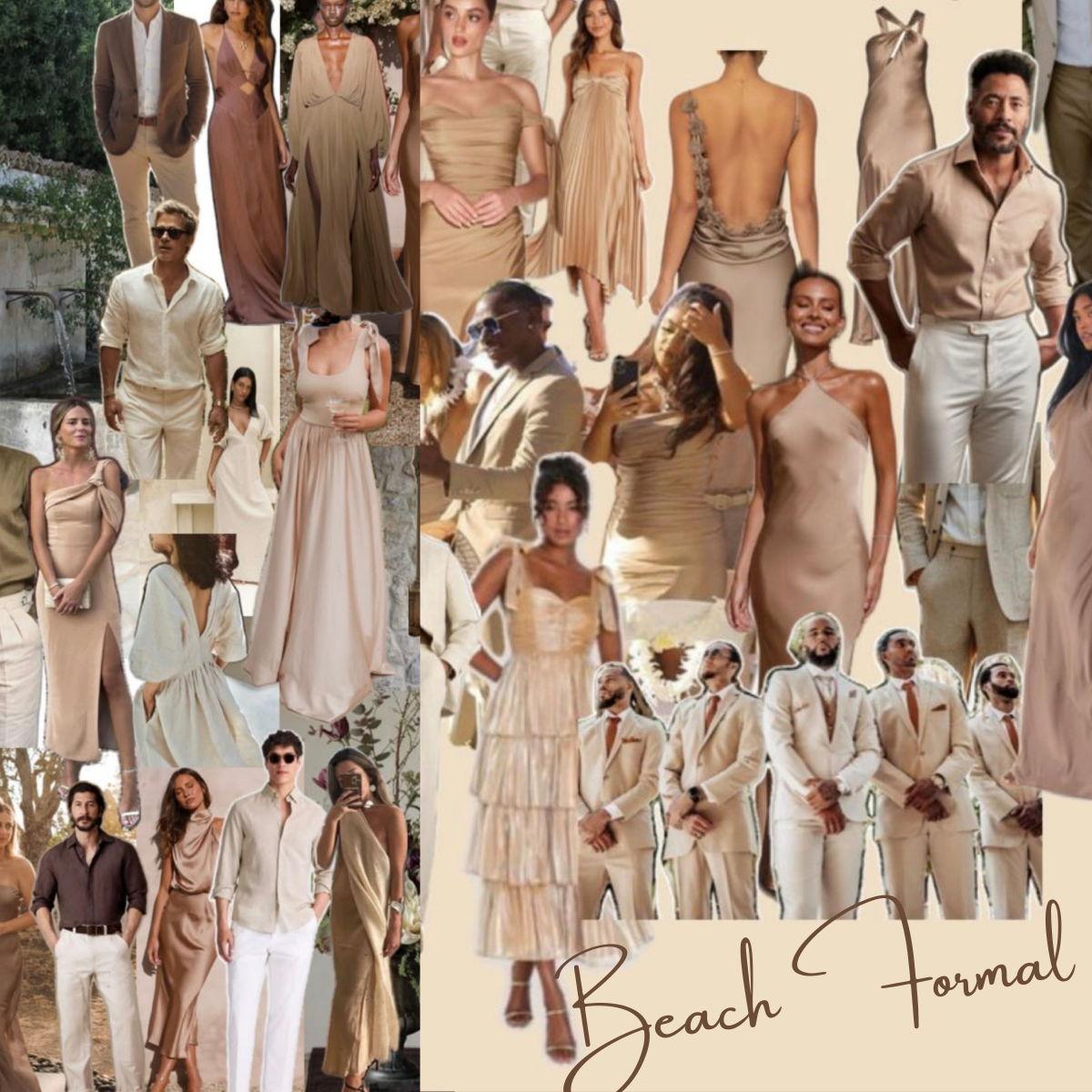 Champagne isnt just for your glass! We are asking guest to dress in their best elevated Neutral Attire. Please refrain from wearing anything close to white, with the exception of men dress shirts.