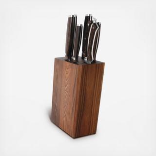 Rosewood 7-Piece Knife Block Set
