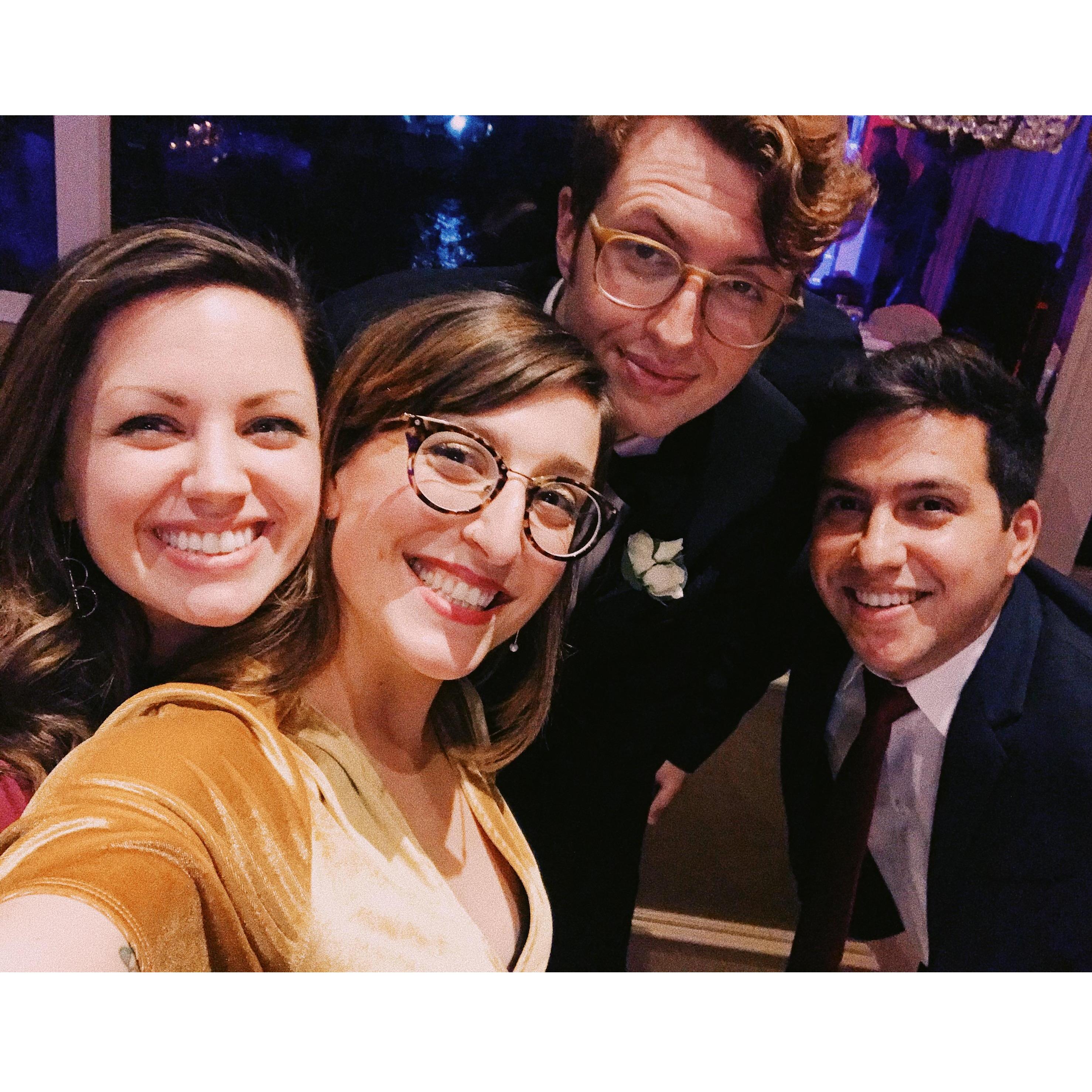 With Sean & Mari at Corey & Bianca's wedding