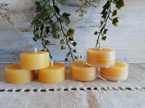 100% Beeswax Tealight Candles