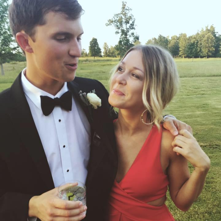 Handsome groomsman in our friends' wedding