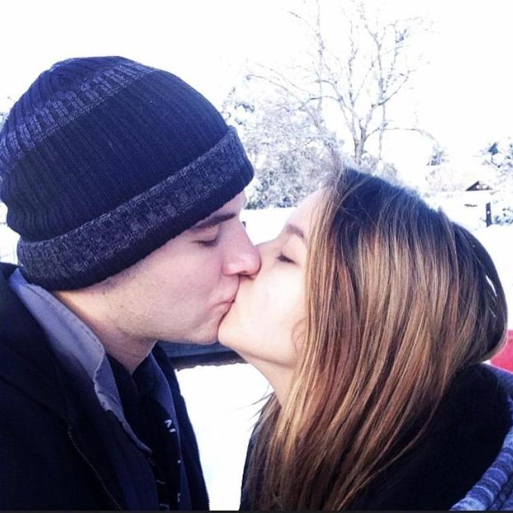 First time Roxy ever saw snow and the first time as a couple in the snow. Dec 31, 2014