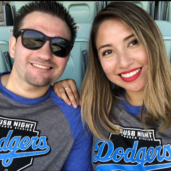 Our first baseball game!