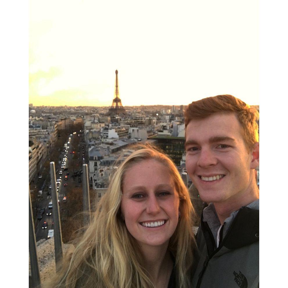 Visiting Paris while Chase was studying abroad!
