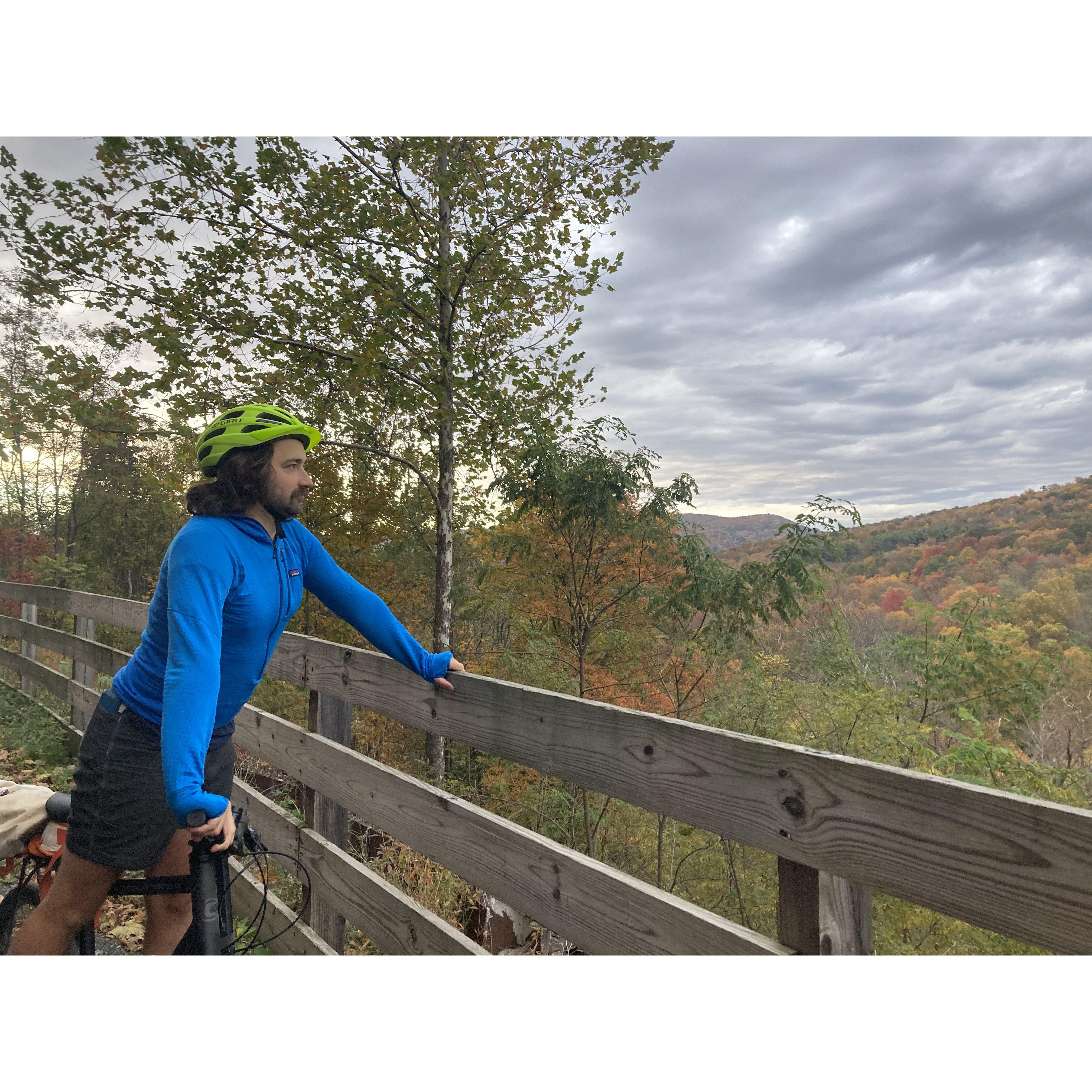 east coast fall bike trip with Joely & John