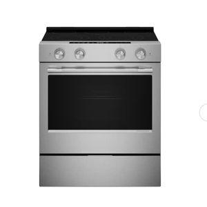 KitchenAid - 5.3 Cu. Ft. Smart Slide-In Electric Range with Two Even-Heat Hyper Elements - Stainless Steel