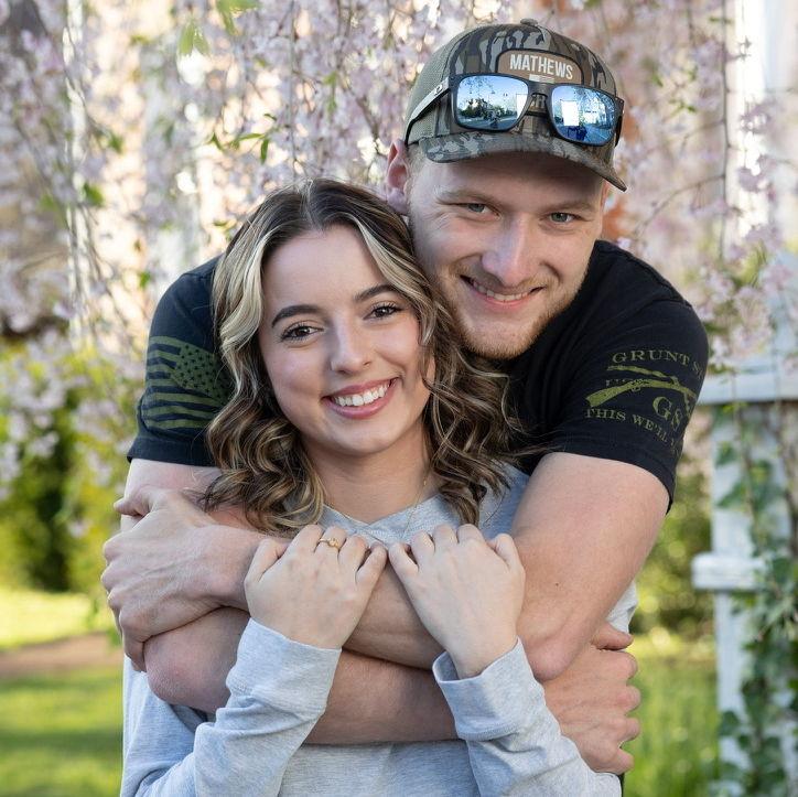 April 13th, 2024: Our first of many photoshoots together! This was actually a shoot for Clay's graduation photos, but of course Laura had to beg Clay's dad for pictures!