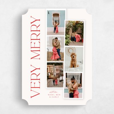 Red Ticket Holiday Card - Lamont