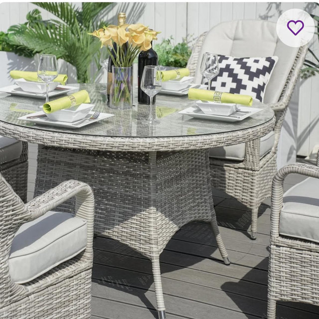 New patio set