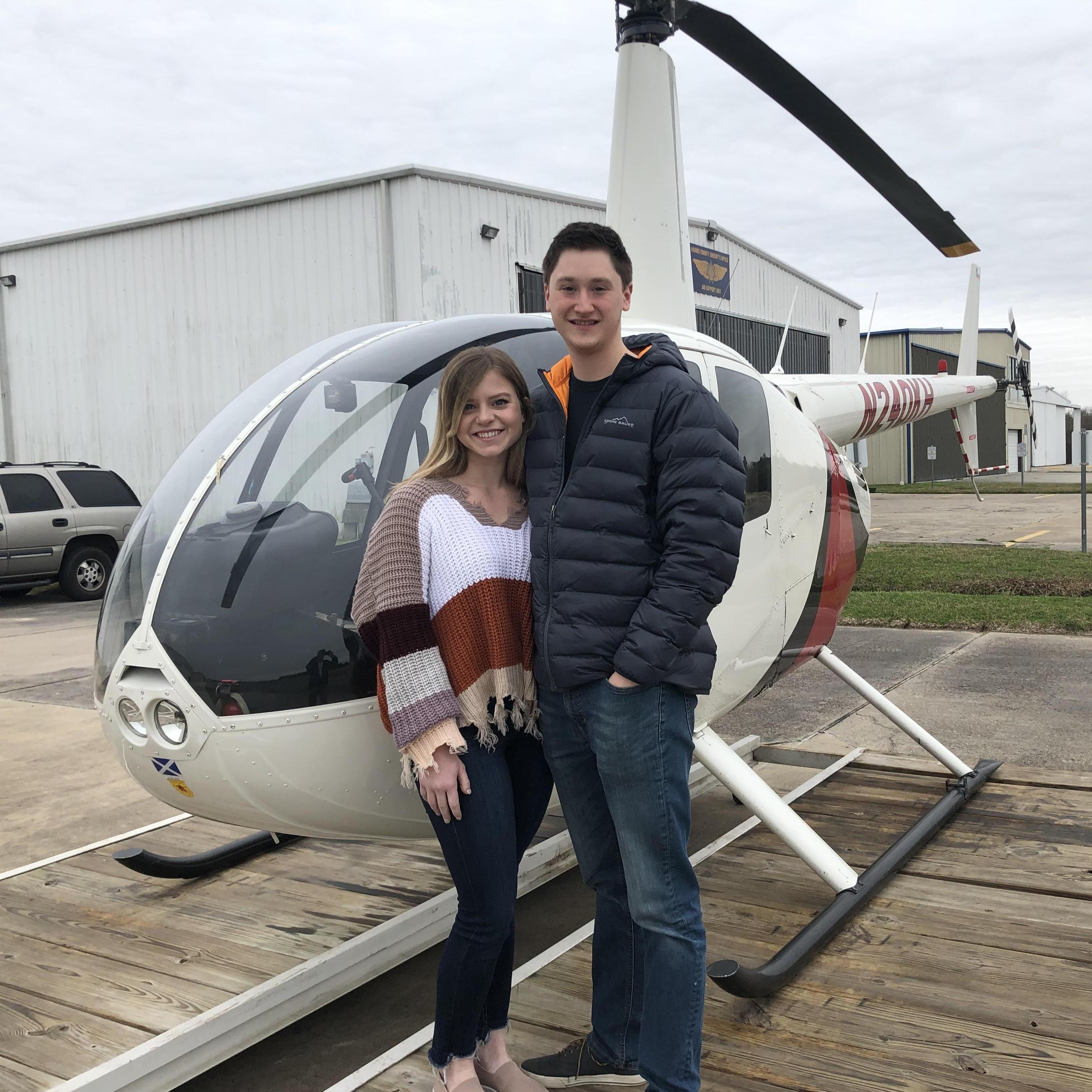 Helicopter ride over Houston 2019