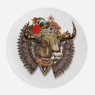 Love Who You Want Dessert Plate "Queenbull"