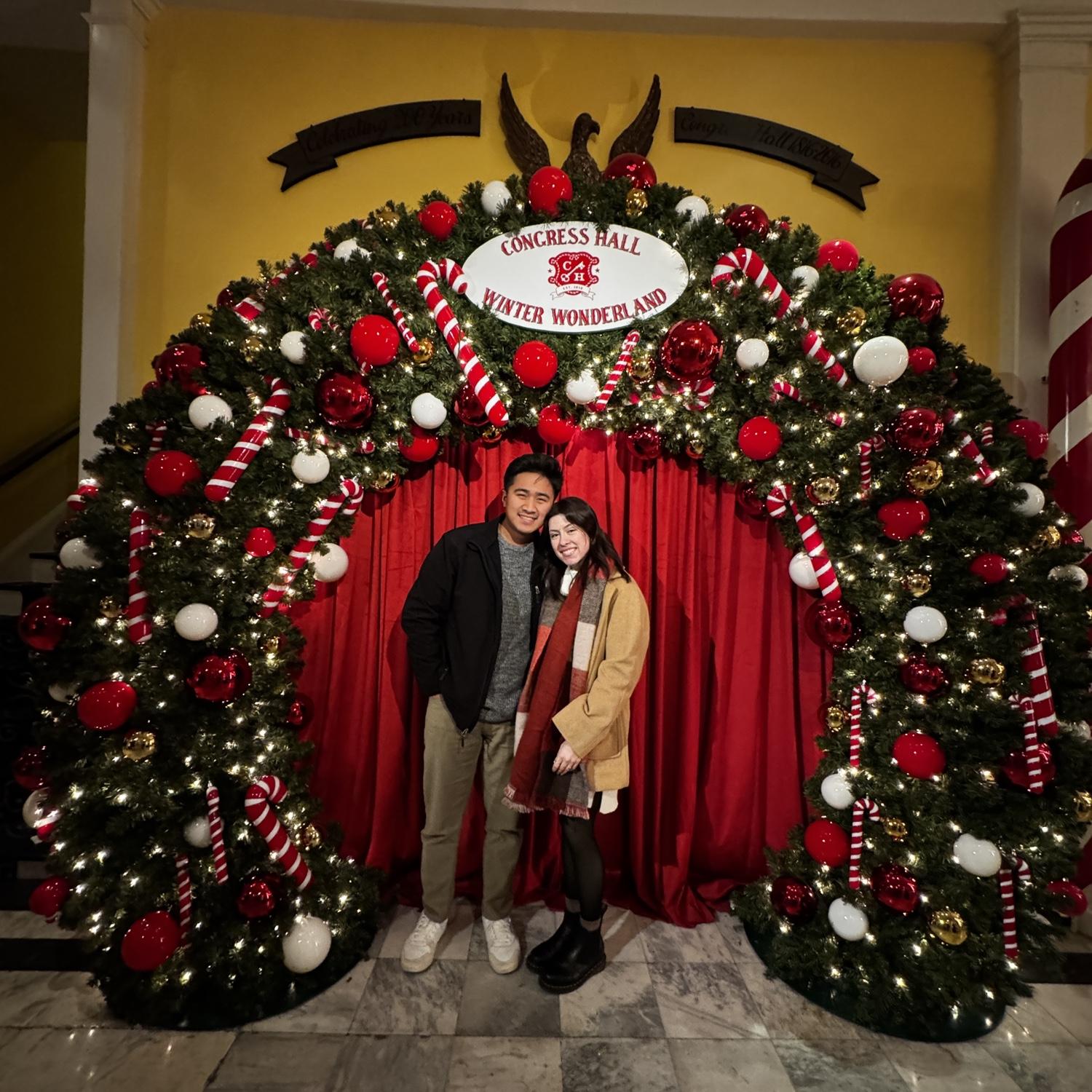 We went to Congress Hall in Cape May with our family the night we got engaged. 12/27/25
