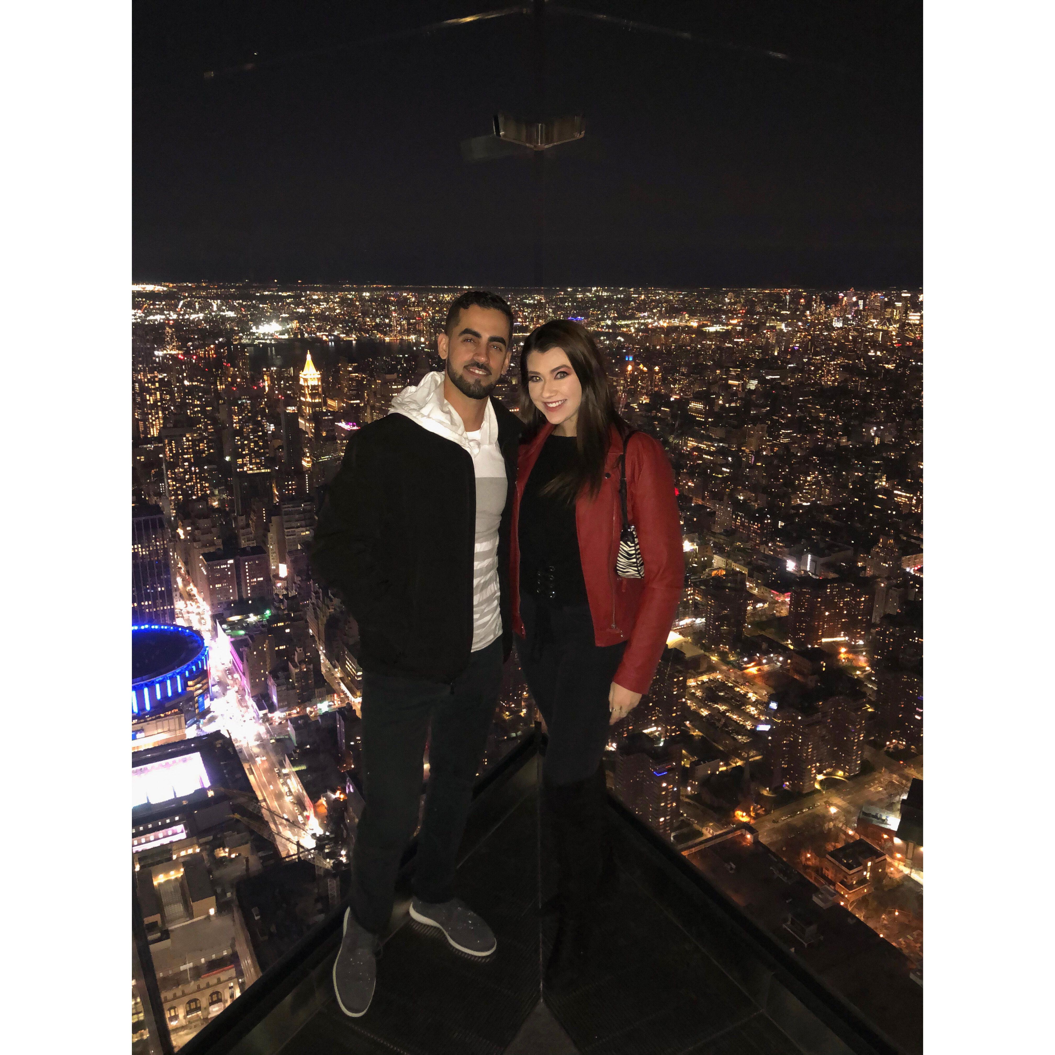 On 'the edge' in New York.