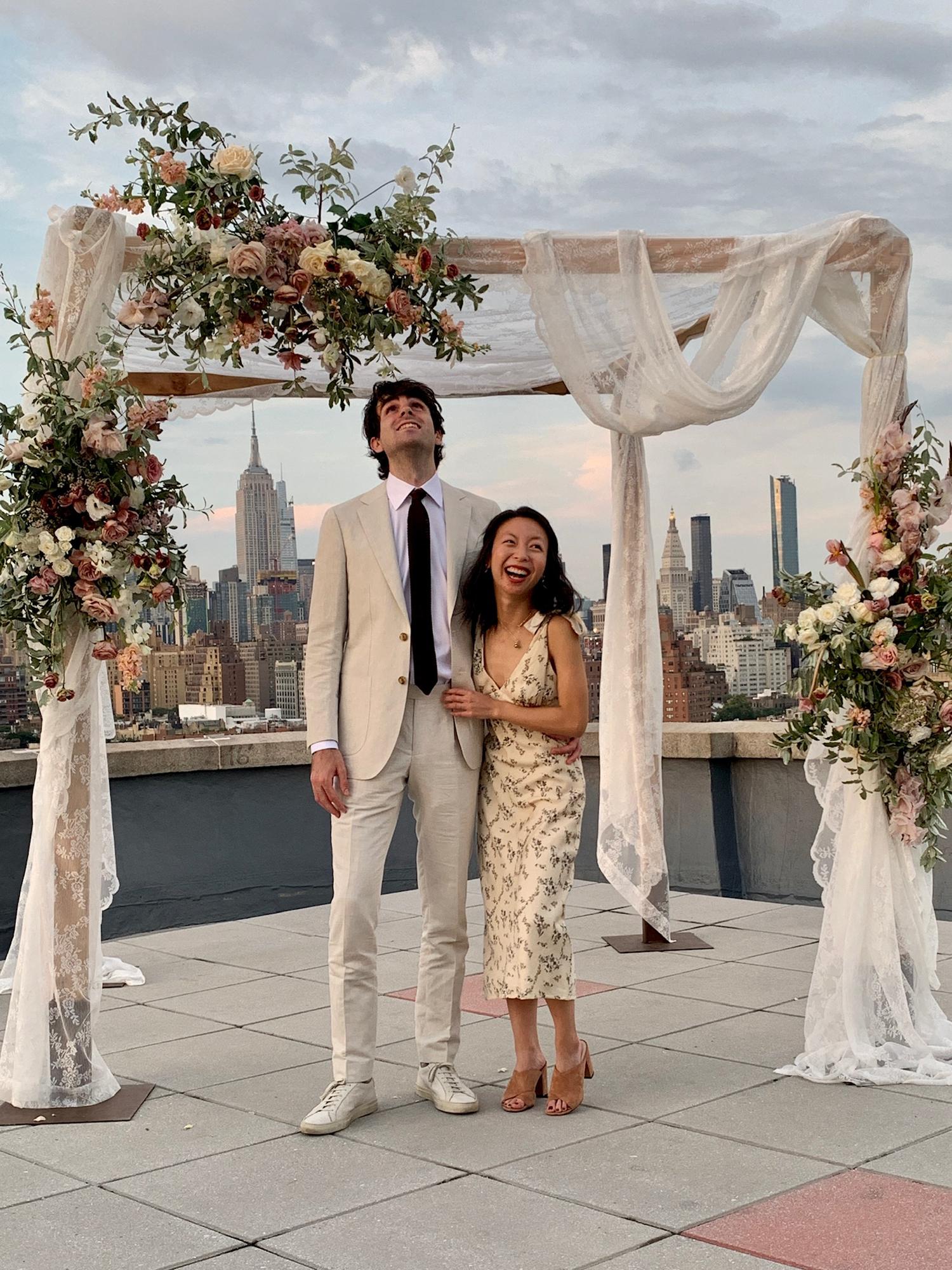 August 2020 - Megan’s sister’s wedding in NYC, where John and Megan lived for five years.