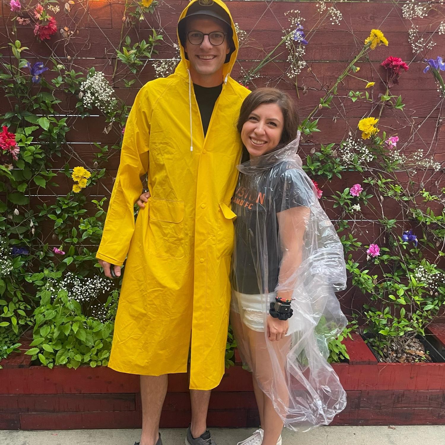 Rainy walk to watch the Dynamo