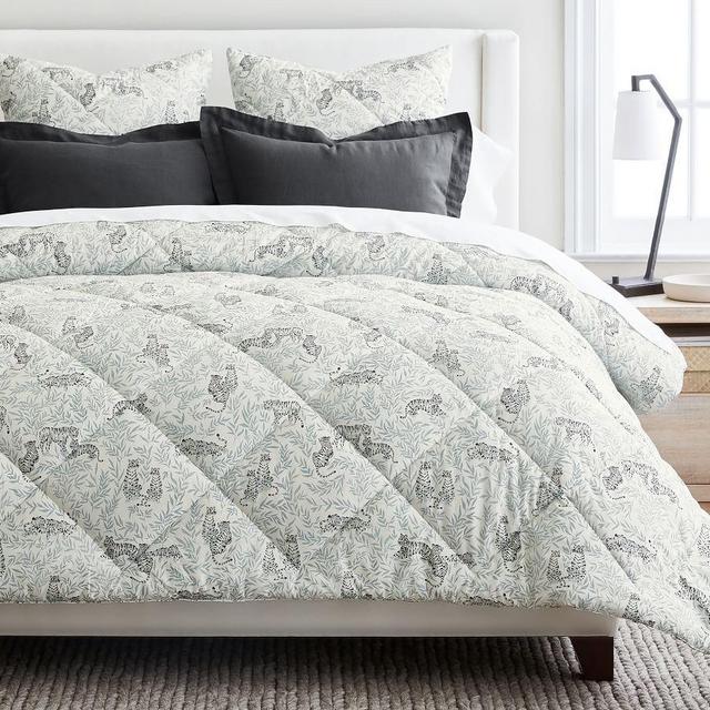 Tiger Percale Comforter, Full/Queen