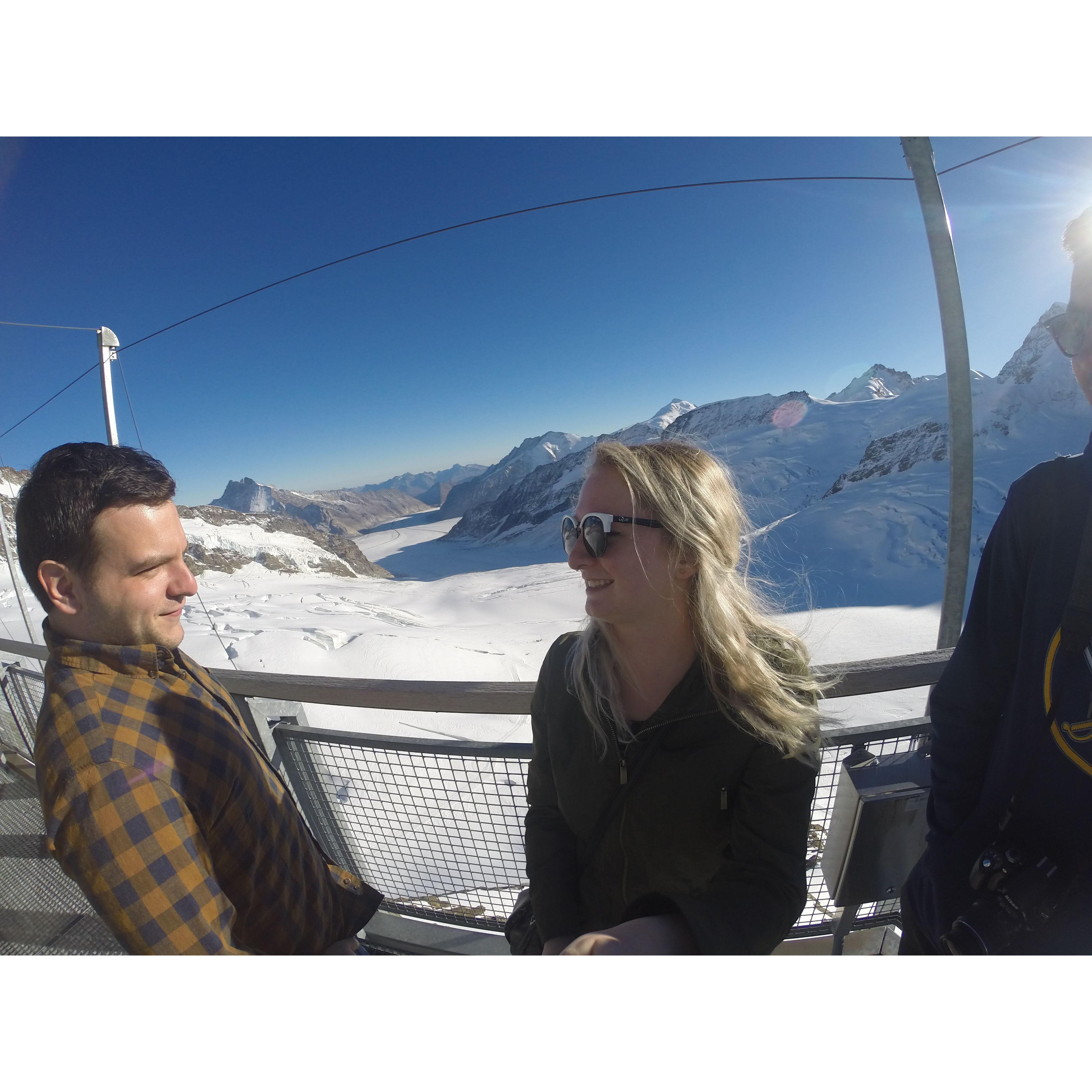 Europe's highest rail station, the Jungfraujoch in Switzerland