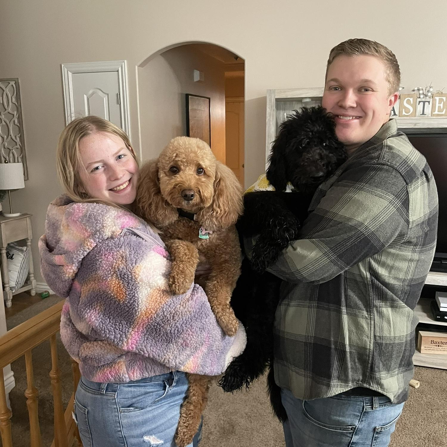 Us with our fur babies!