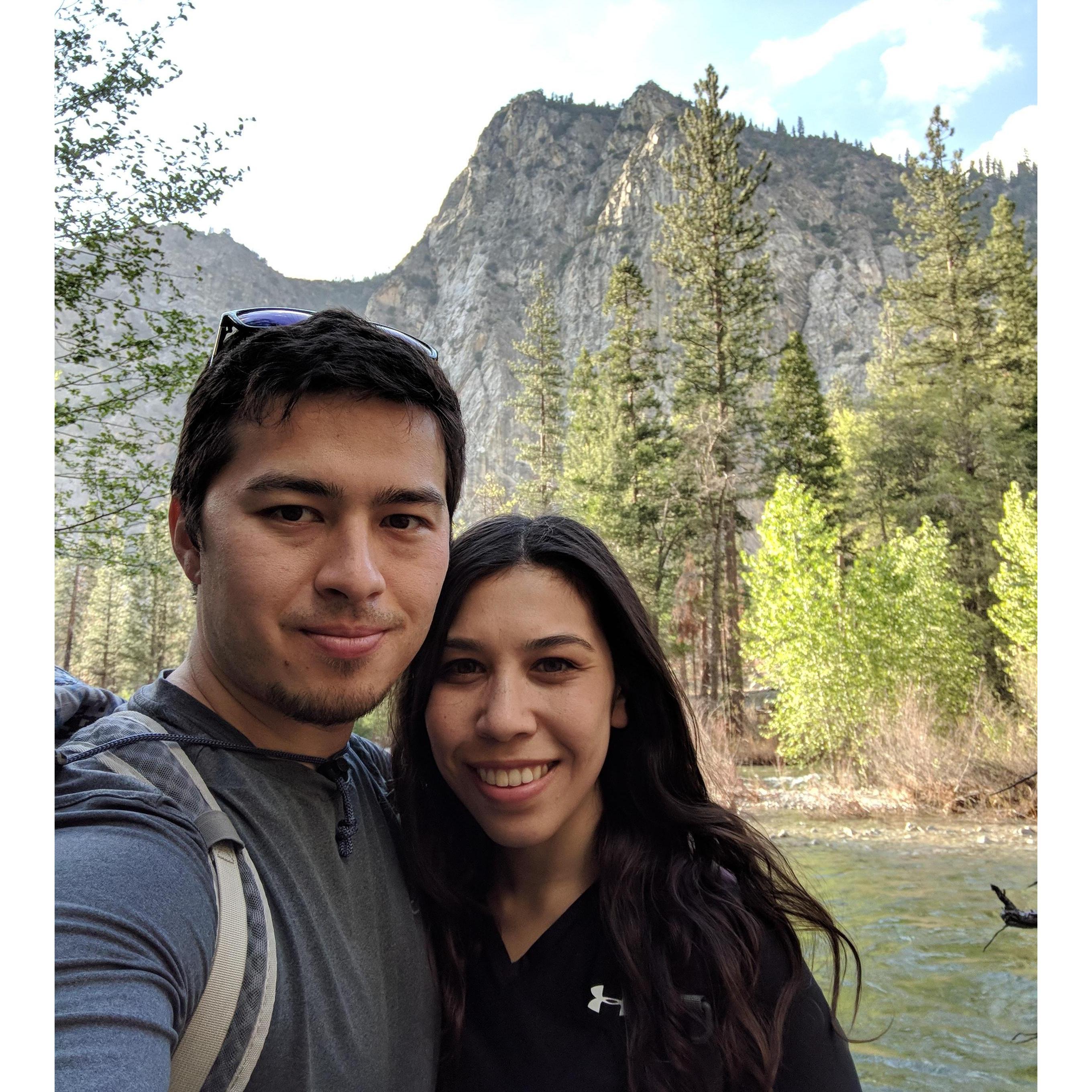 Camping in King's Canyon for Michelle's 28th B-day