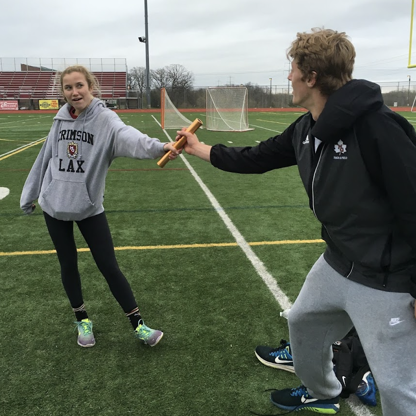 Lax & Track practice times overlapped