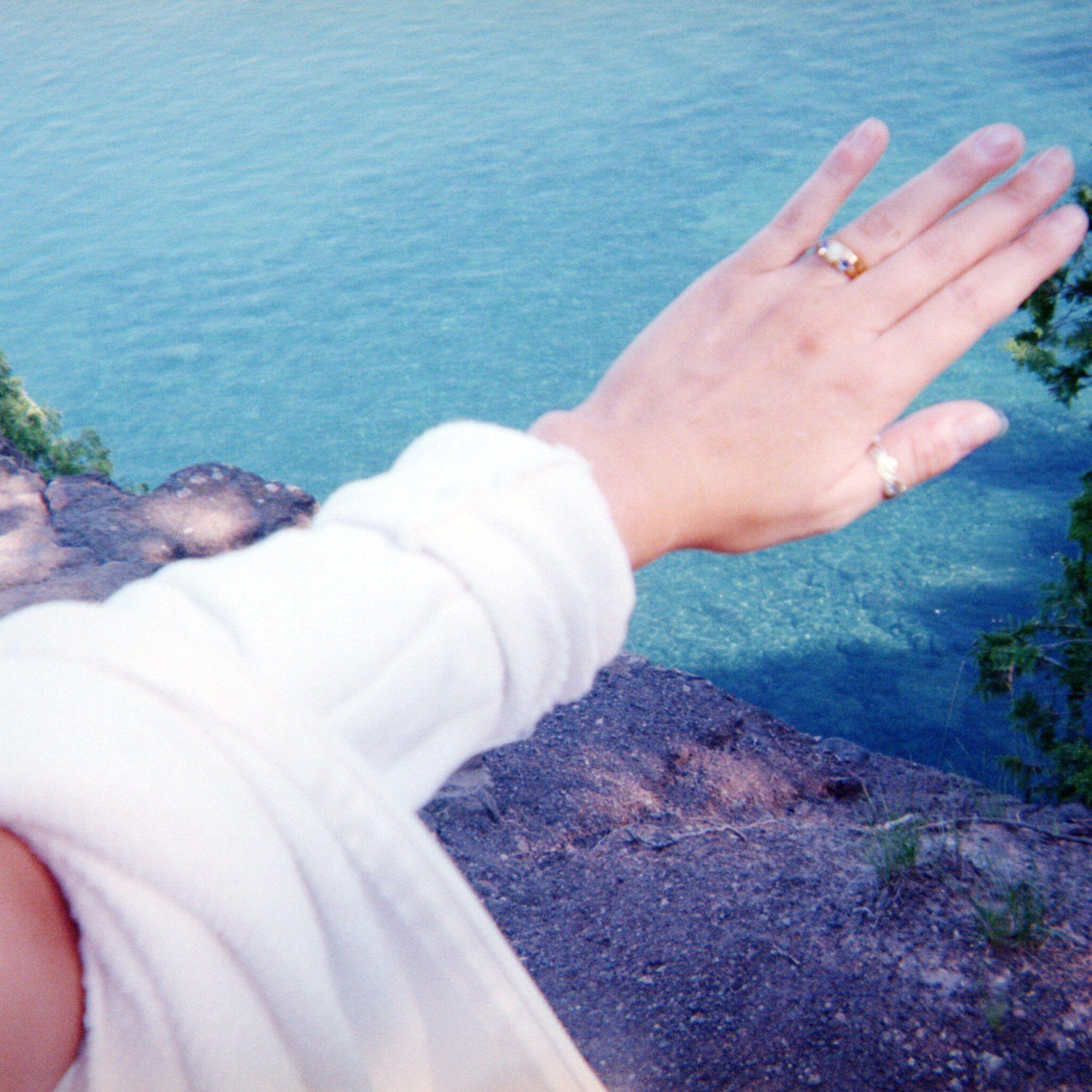 Our engagement trip in Marquett, Mi