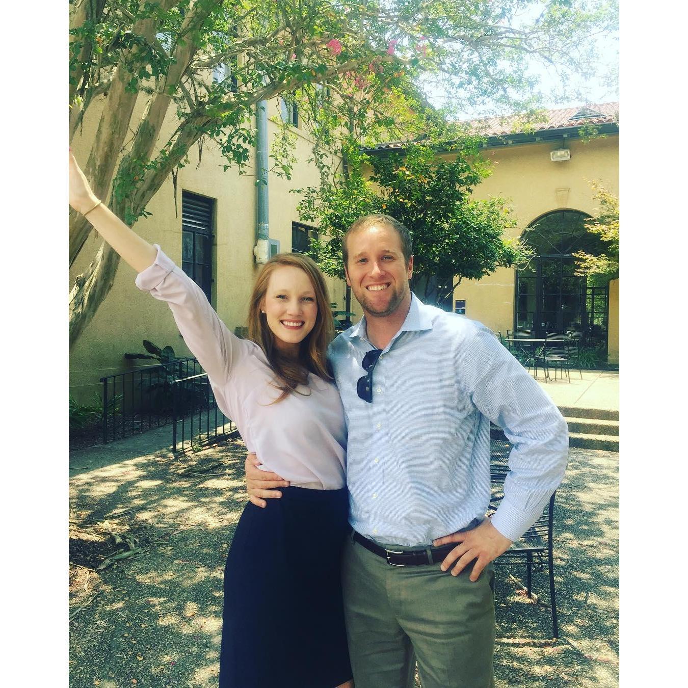 The day we picked our reception venue!