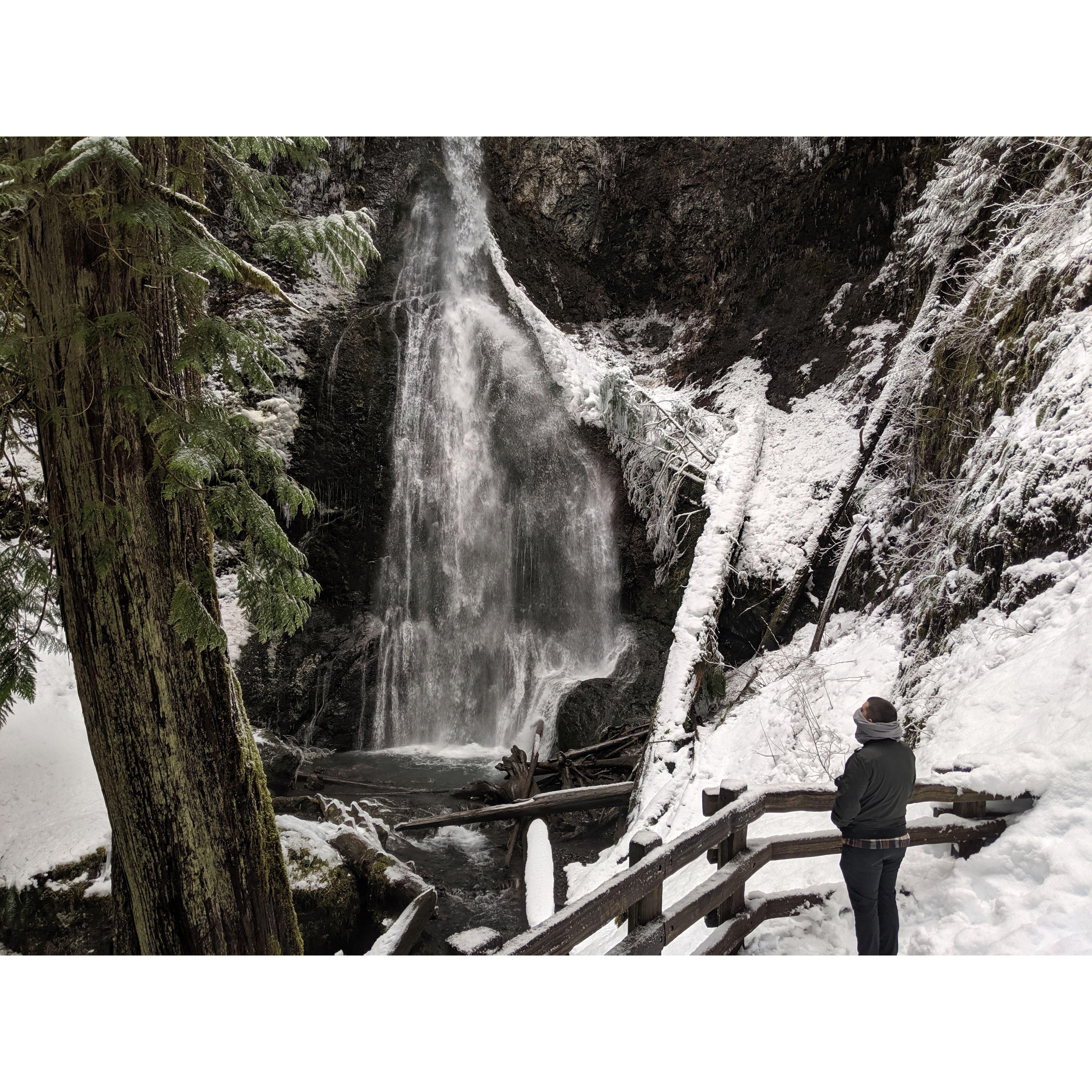 January 2020- Jackie and Bryan went to Seattle and stopped at Olympic National Park right after a big snowstorm. Hiking the empty park while it was covered in snow could only be described as magical.