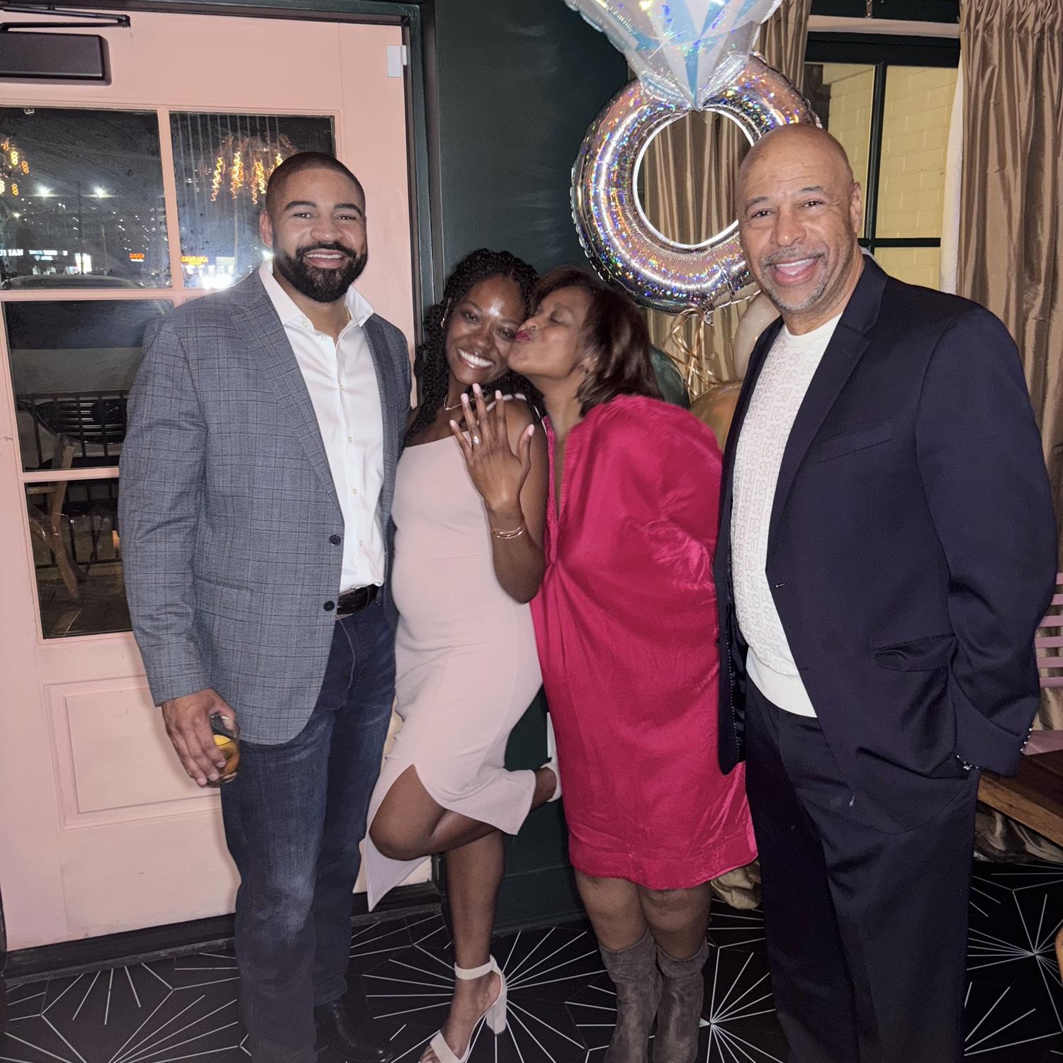 Celebrating our engagement!