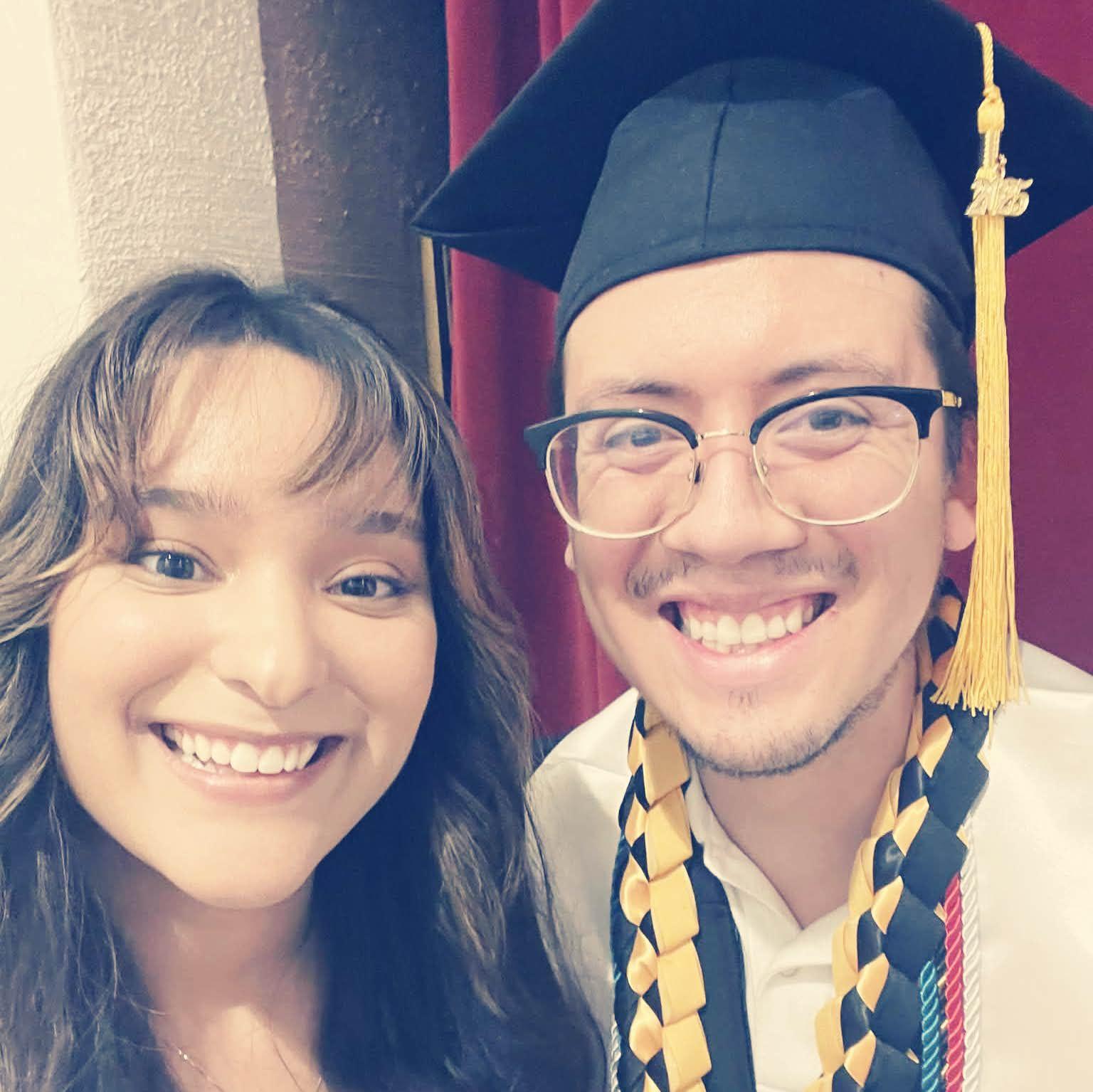 Sam graduated from UEI college!