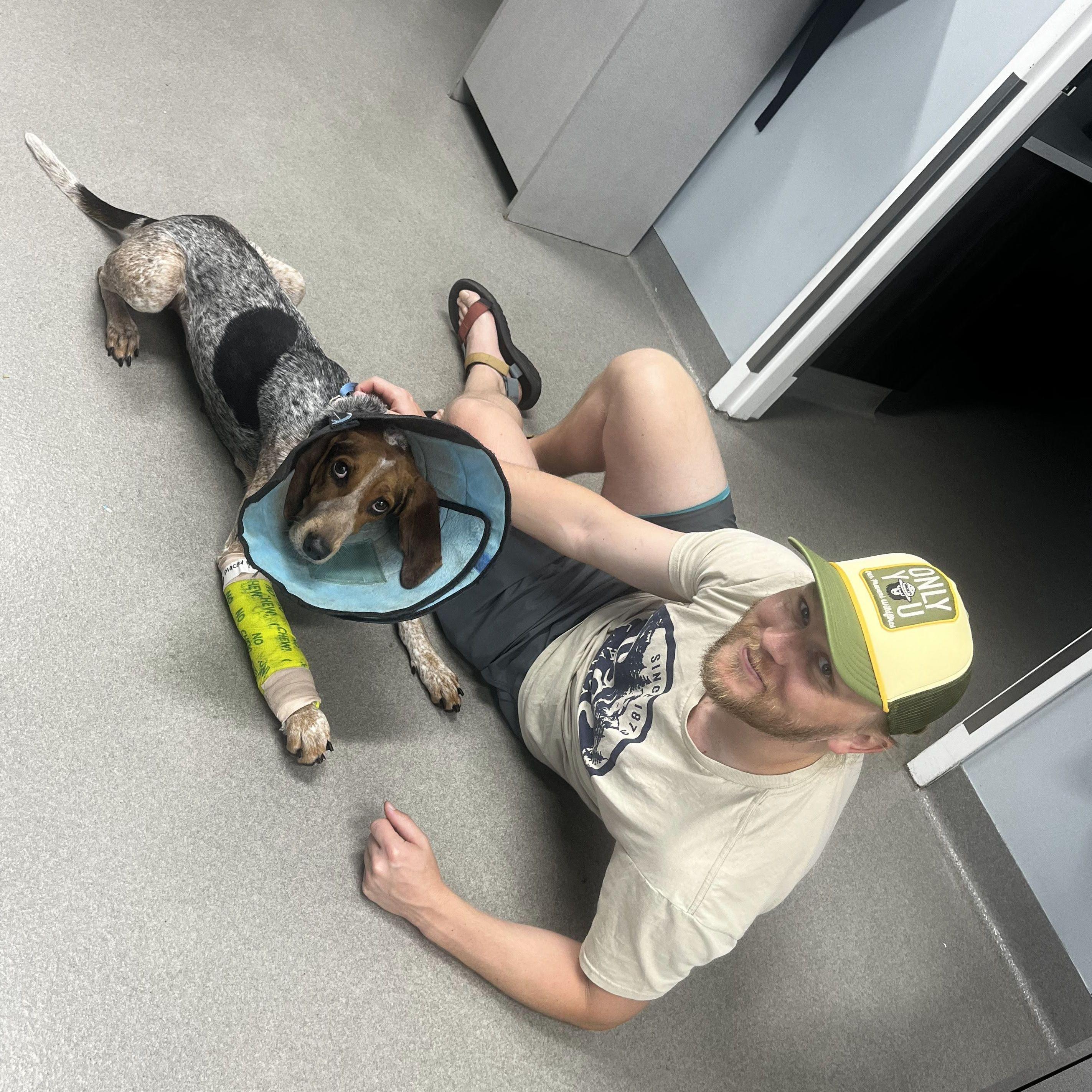 6.15.24 Libby & Drew rescue their first dog. Her name is Barley