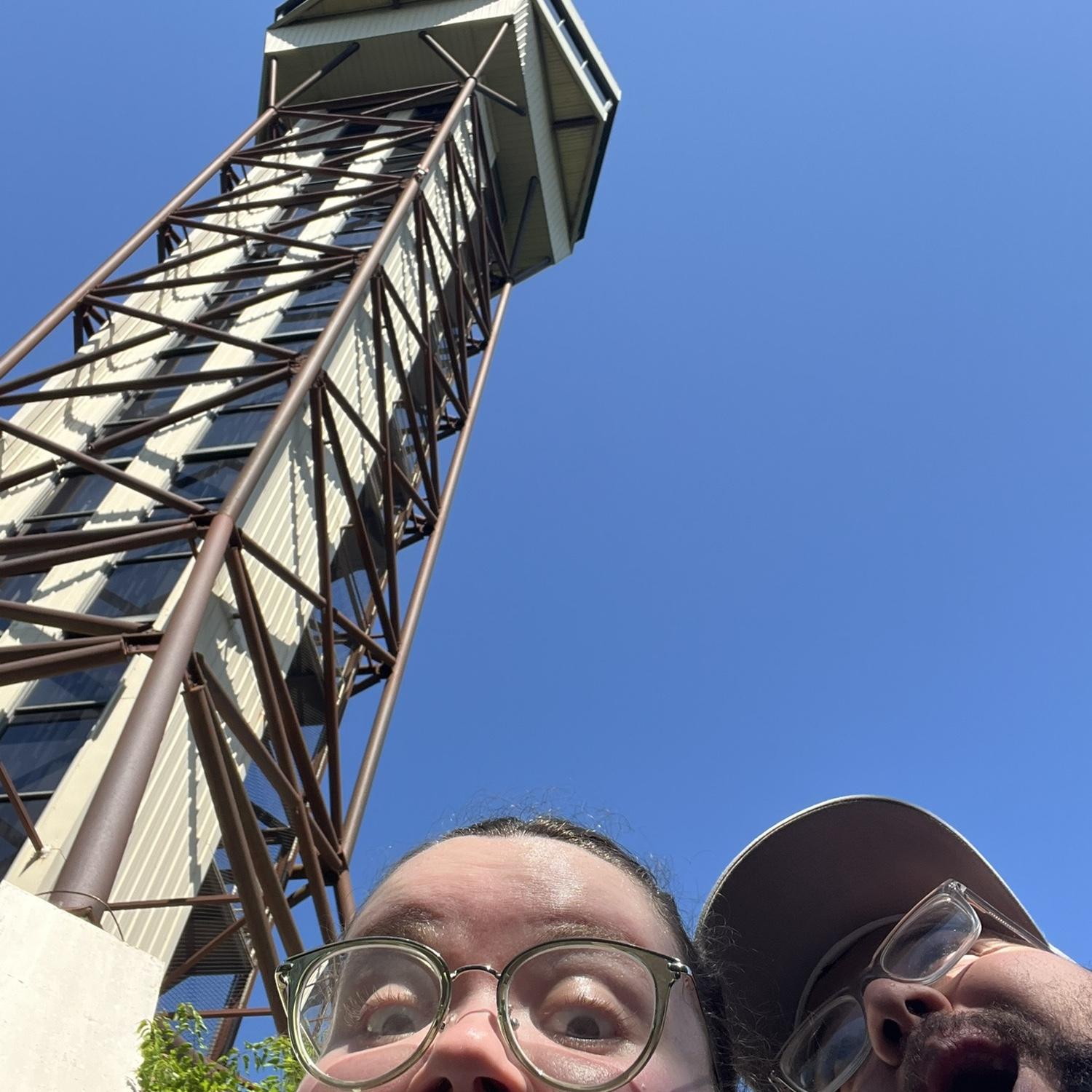 Dylan and Clarissa’s first trip together! Being goons in the wild national park of Hot Springs.
