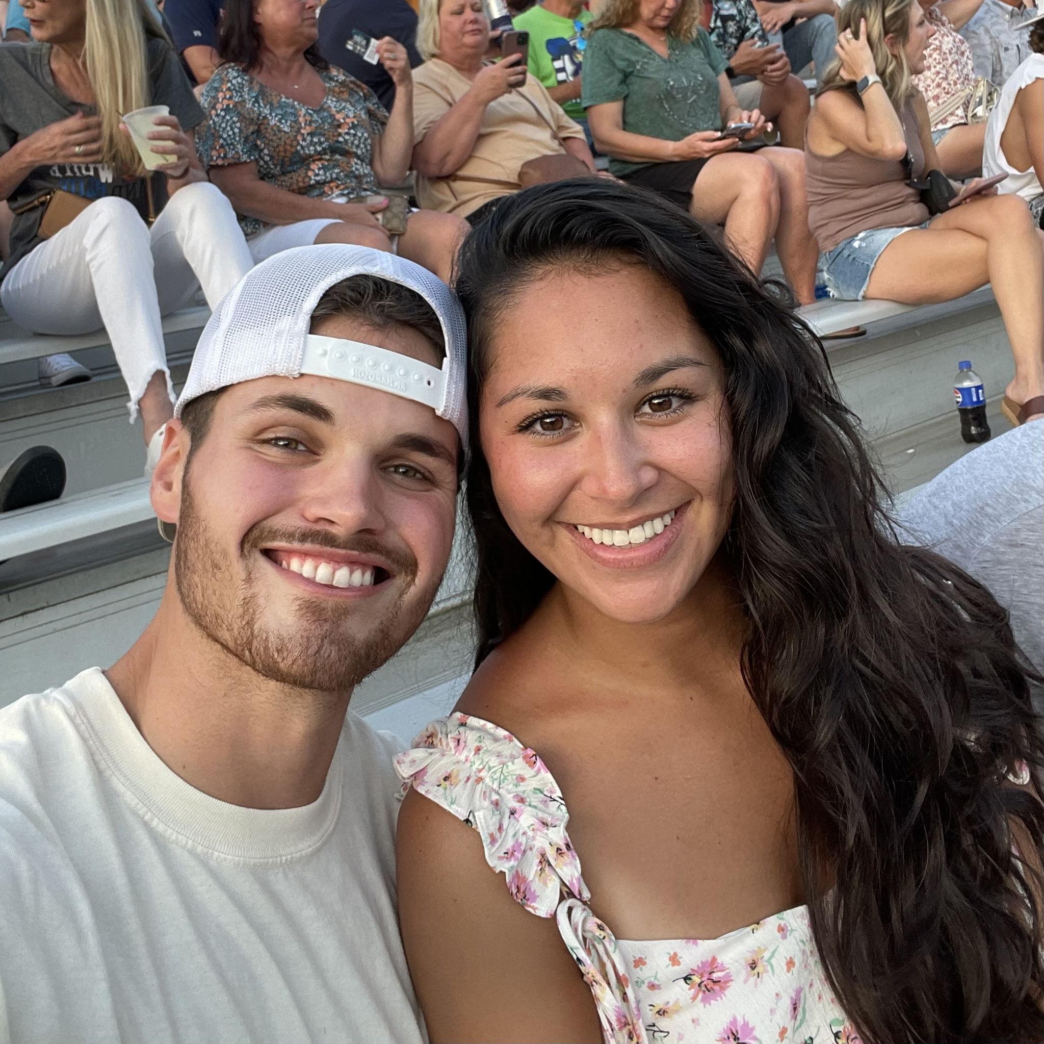 One of our first dates!