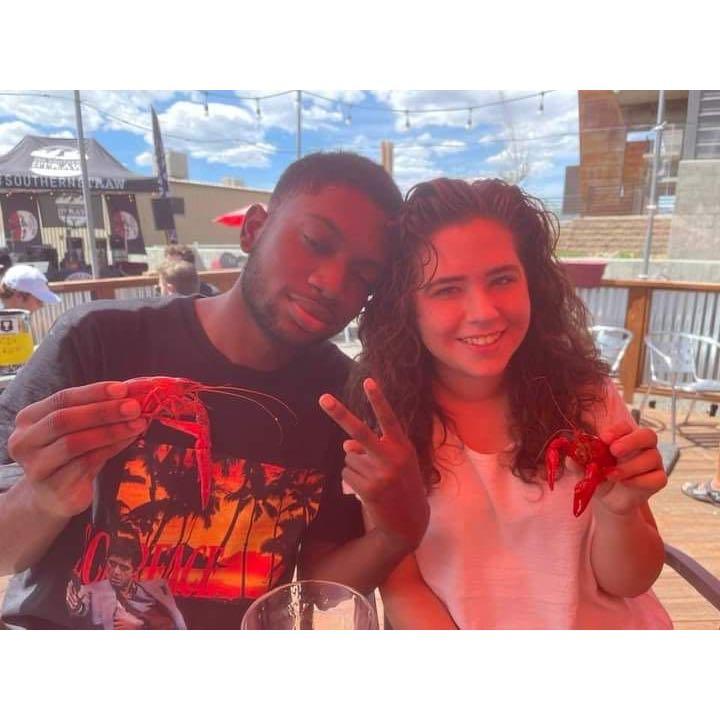 This was Lionel's first time meeting my side of the family.