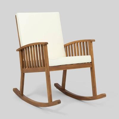 Casa Acacia Wood Rocking Chair