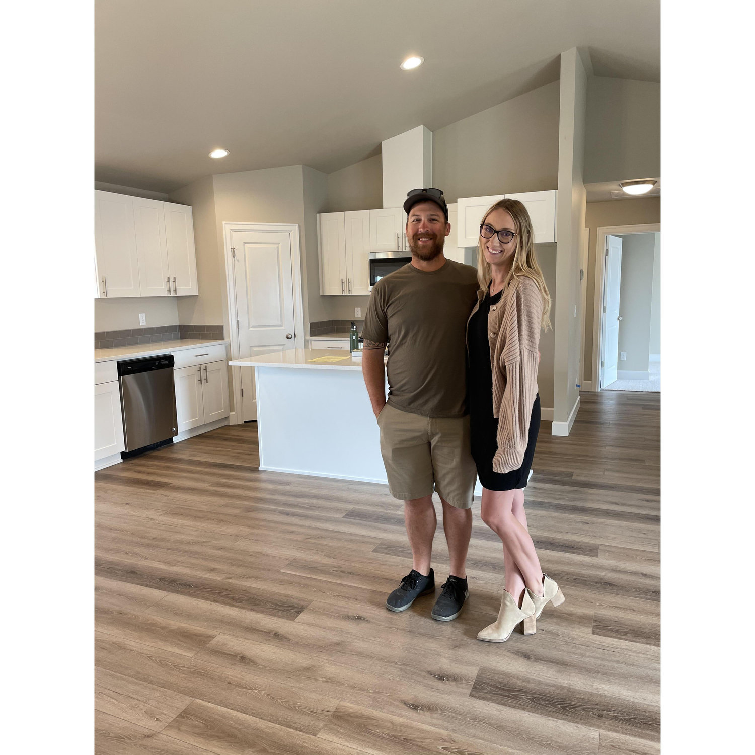 And in the midst of planning a wedding decided to also build their first home