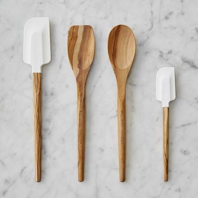 Olivewood Kitchen Tools, Set of 4