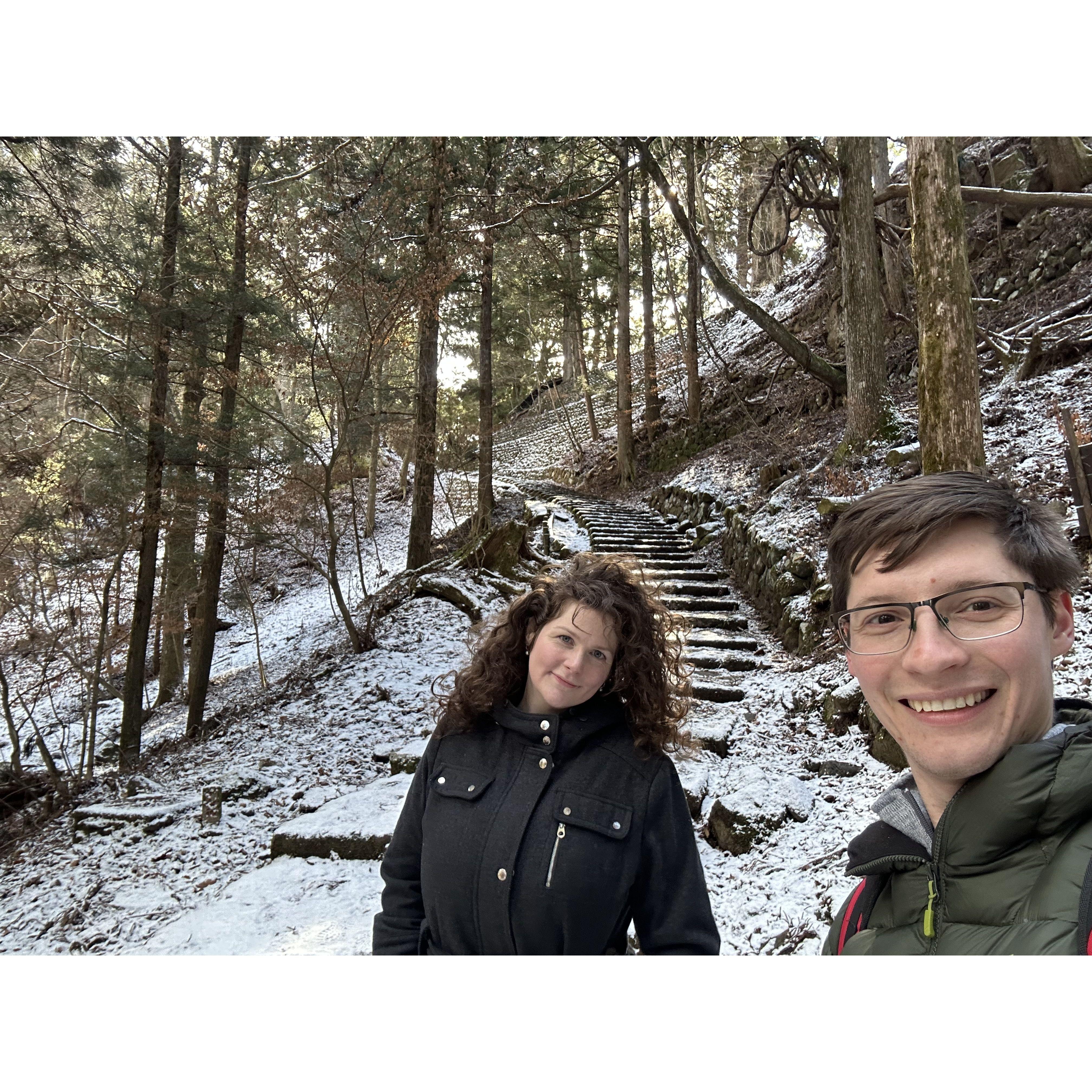 Even 1000 stairs in, the forest no matter where we are in the world. -Japan