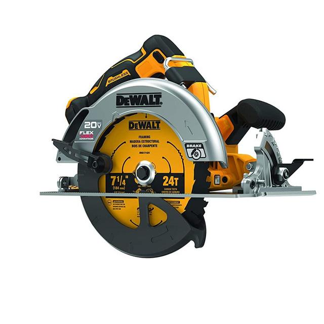 DEWALT FLEXVOLT ADVANTAGE 20V MAX Circular Saw, 7-1/4-Inch, Cordless, Tool Only (DCS573B)