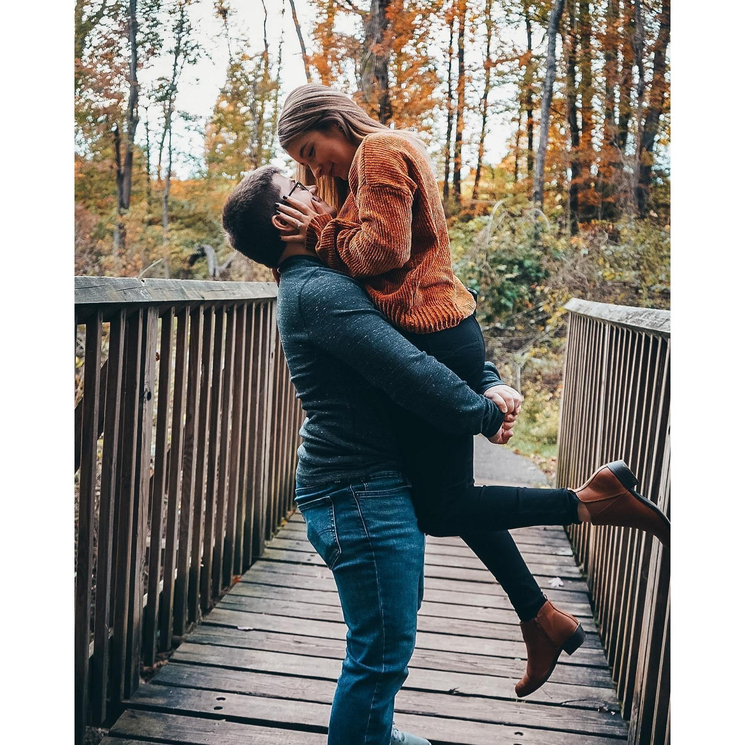 The day we got engaged, October 18, 2020