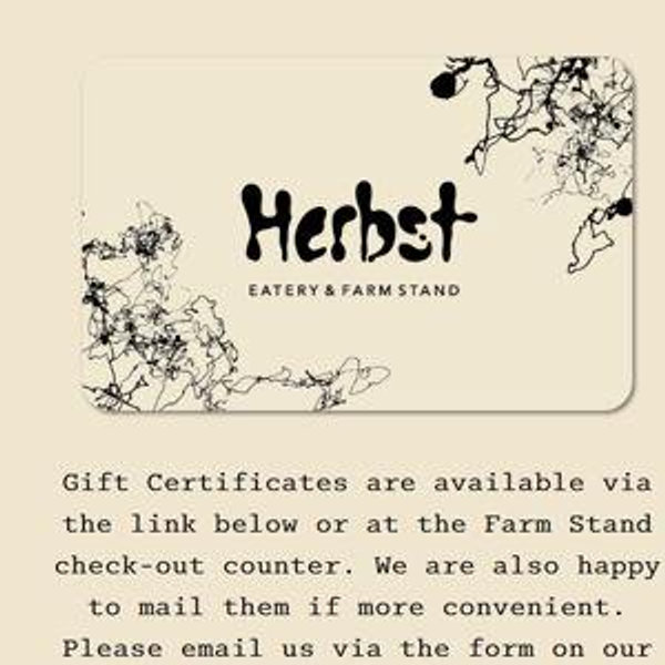 Gift Cards — Herbst Eatery, St. Paul