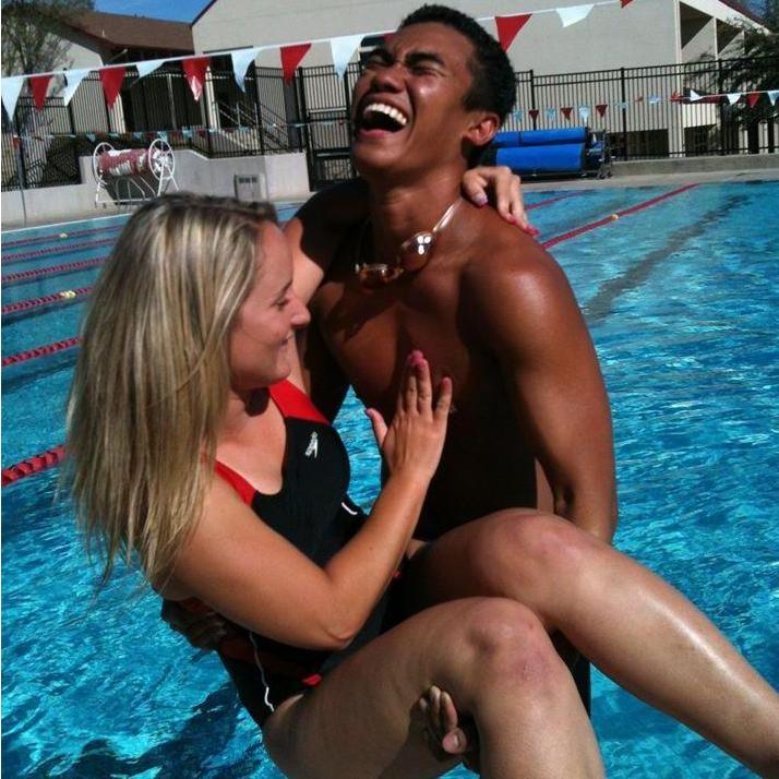 Senior year Jordan joins the swim team with Jake