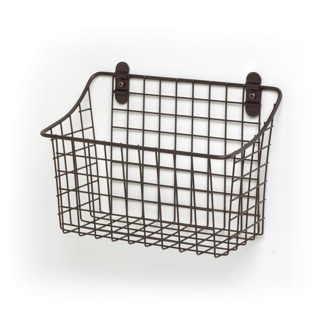 Spectrum® Vintage Large Cabinet & Wall Mount Basket in Bronze