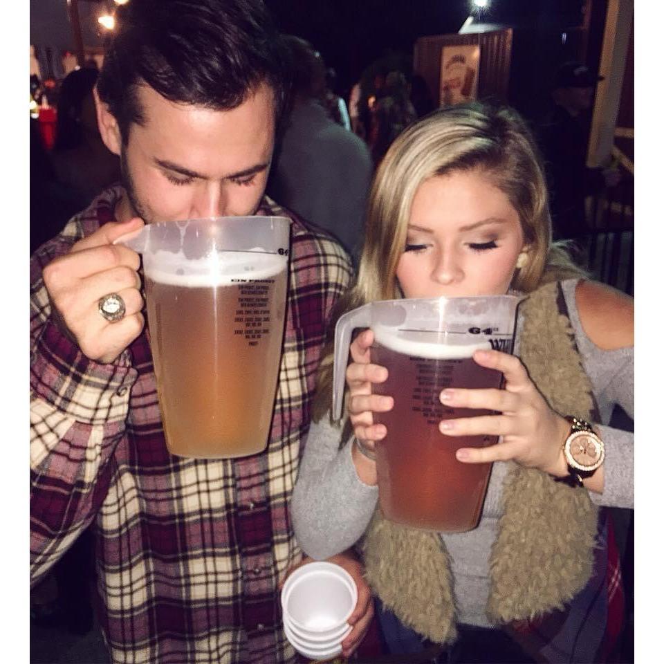 Our first Wurstfest together! This has become an annual tradition.