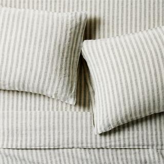 Linen Petite Stripe 4-Piece Sheet Set