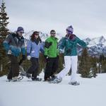 Snowshoeing and Downhill Sledding